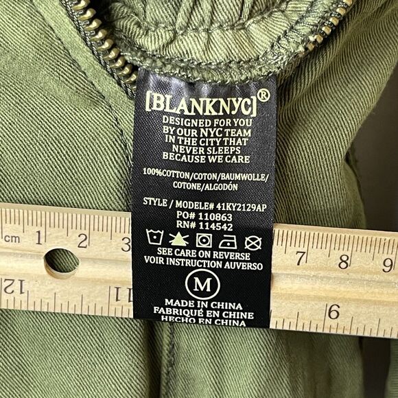 Blank NYC Mary Jane Utility Jumpsuit Coveralls Med Olive Green Revolve Shopbop - Picture 12 of 16
